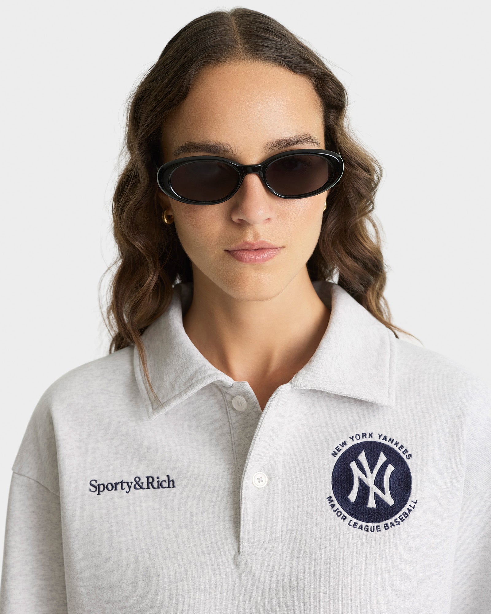 Major League Polo - Heather Gray/Navy