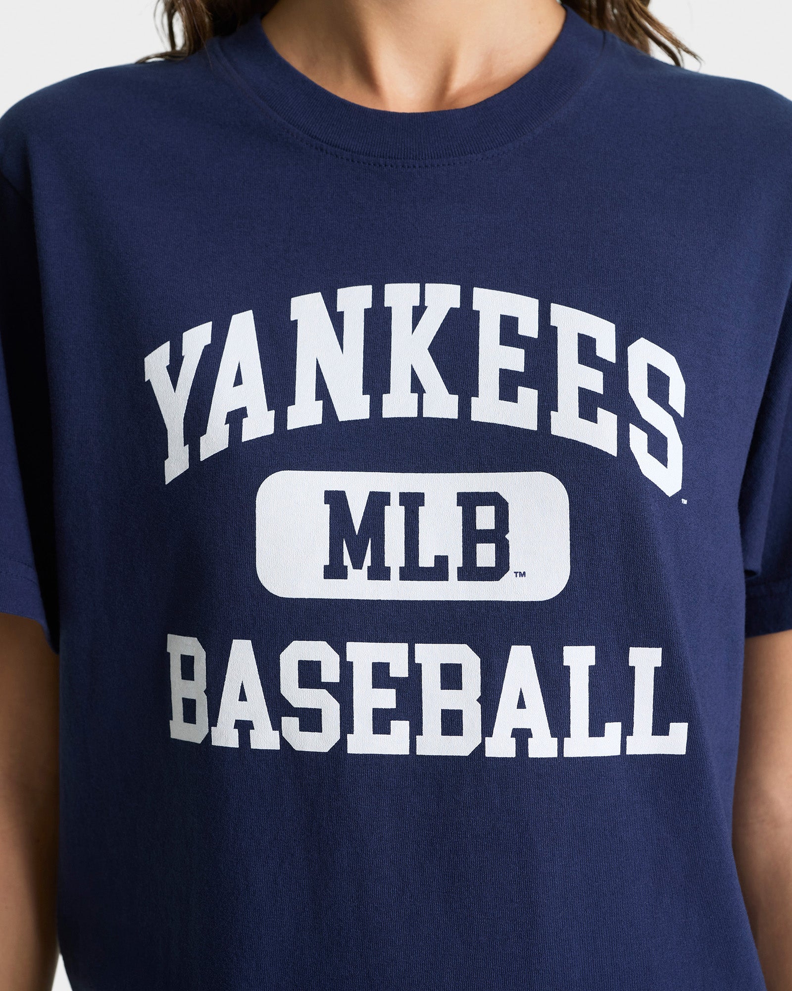 Yankees Ivy T-Shirt - Navy/White