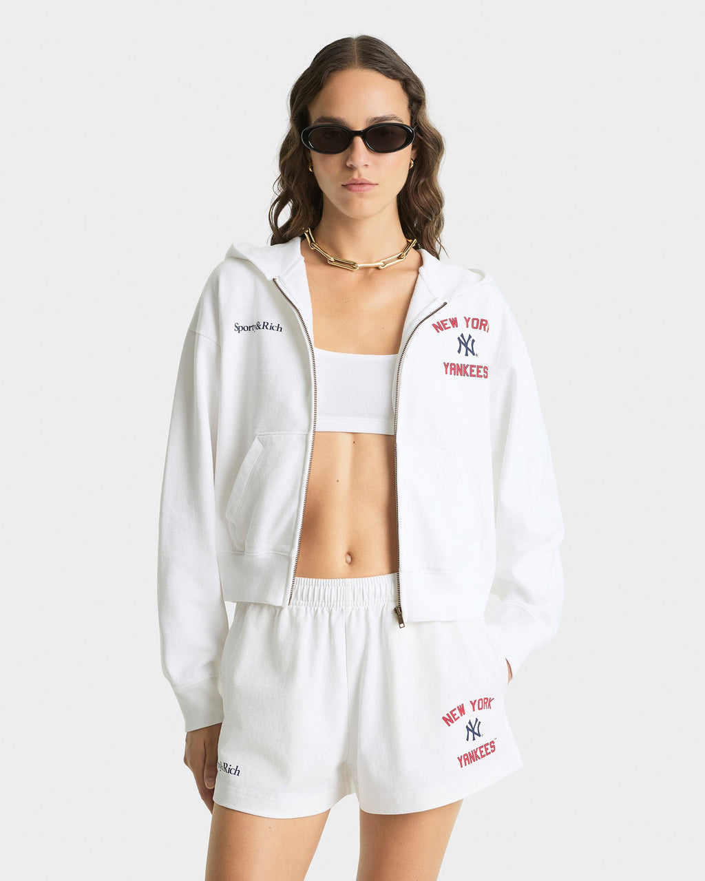 Homerun Disco Short - White/Navy/Red