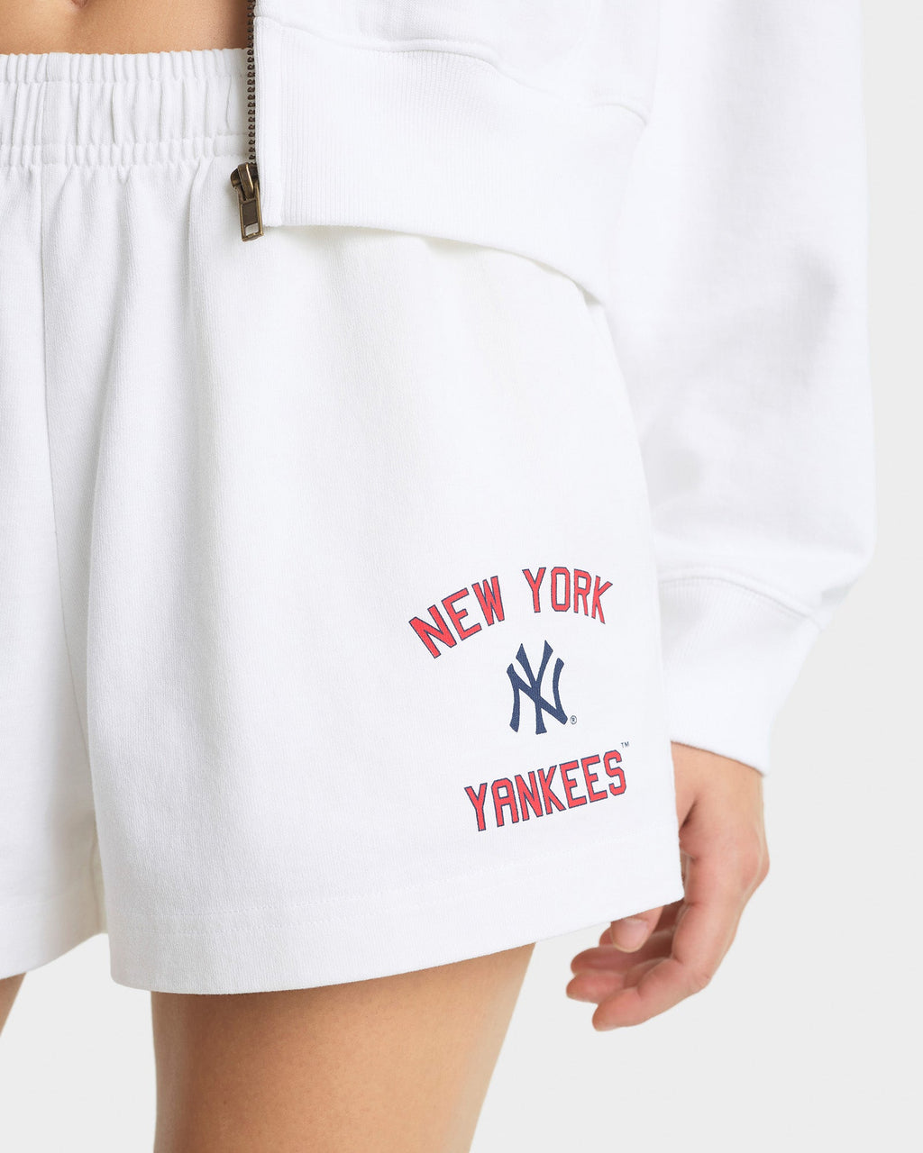 Homerun Disco Short - White/Navy/Red