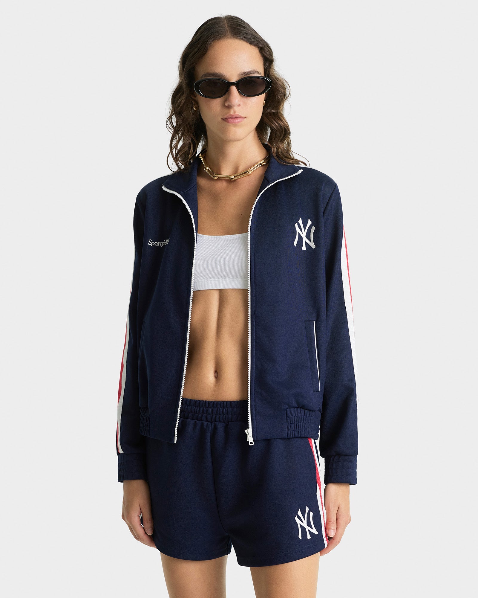 Yankees Serif Roller Short - Navy/White/Red