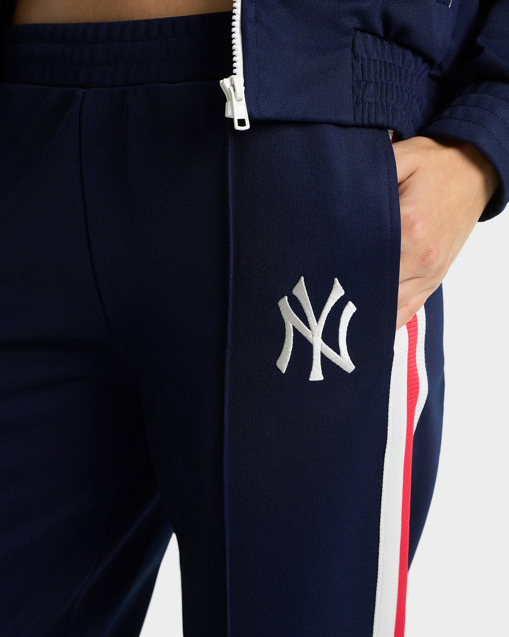 Yankees Serif Track Pant - Navy/White/Red