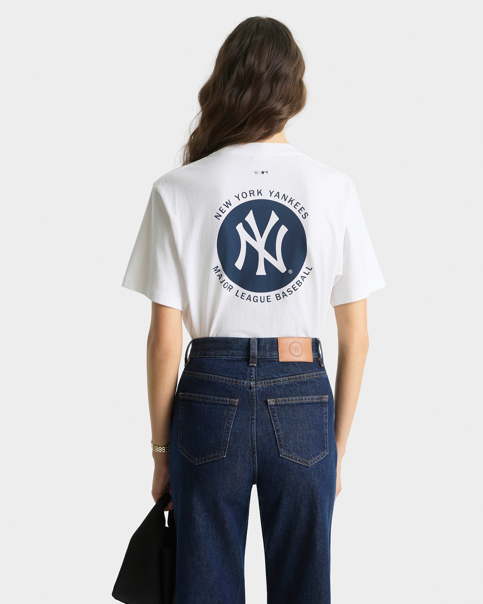 Major League T-Shirt - White/Navy