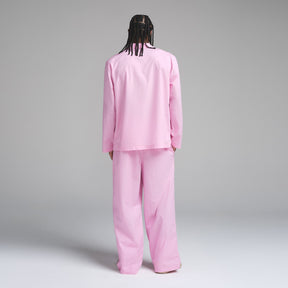 COTTON POPLIN MENS LONG SLEEP SET | BUBBLE GUM