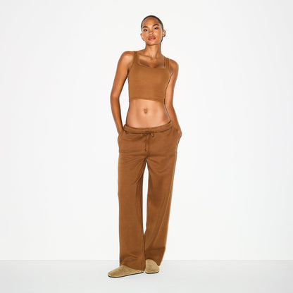 Cotton Fleece Classic Straight Leg Pant