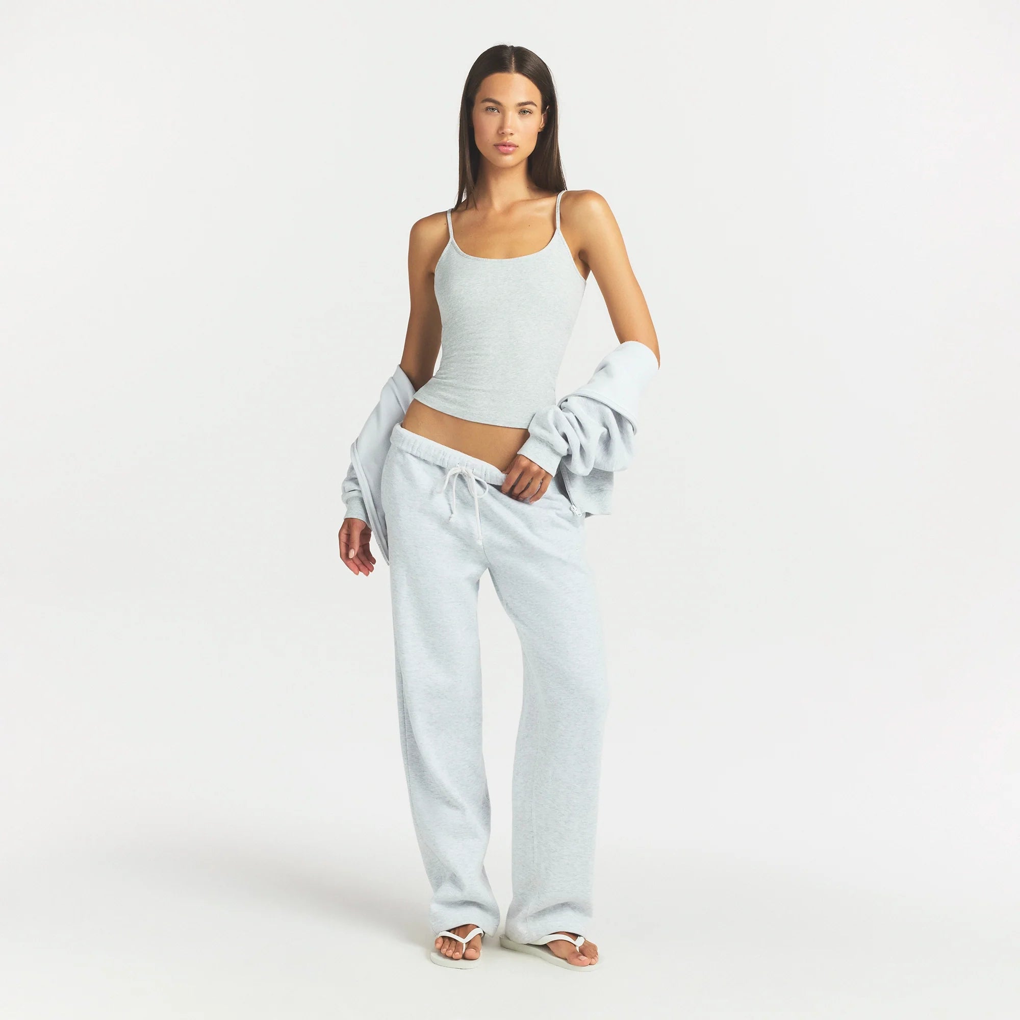 Cotton Fleece Classic Straight Leg Pant