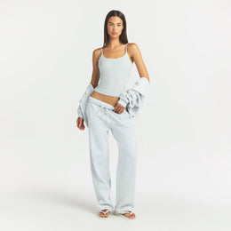 Cotton Fleece Classic Straight Leg Pant