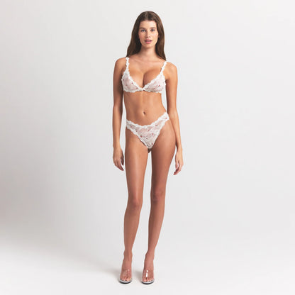 Stretch Lace Triangle Bralette