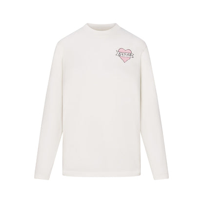BOYFRIEND LONG SLEEVE T-SHIRT AND SHORT BOXER SET | MARBLE HEART BANNER