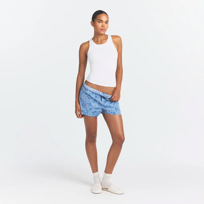 Cotton Poplin Boxer Sleep Set