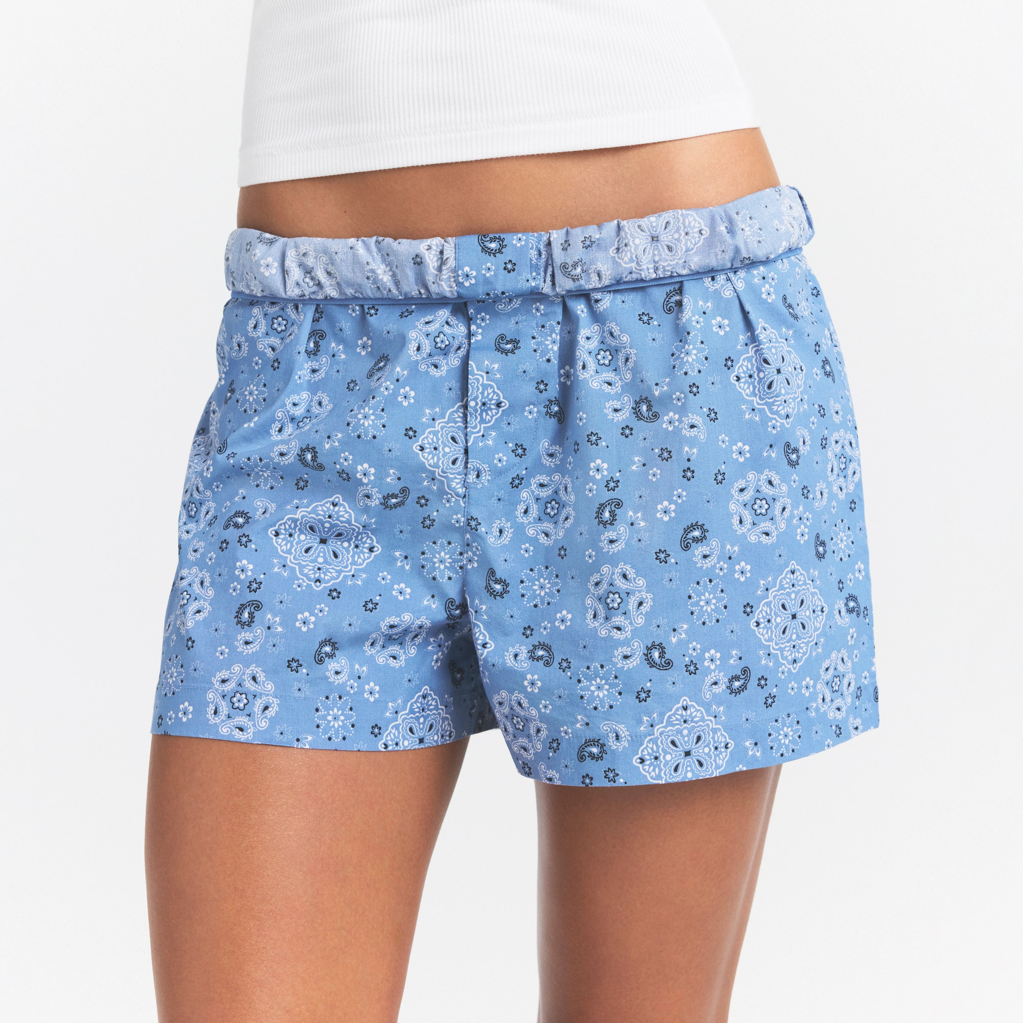 Cotton Poplin Boxer Sleep Set