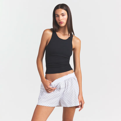 Cotton Poplin Boxer Sleep Set