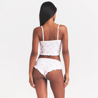 LOGO POINTELLE CAMI SLEEP SET | SNOW LACE HEARTS