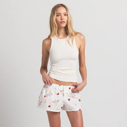Cotton Poplin Boxer Sleep Set