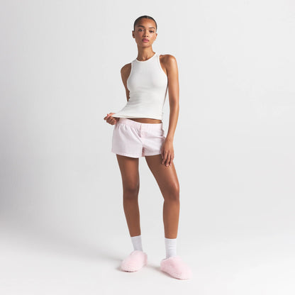 Cotton Poplin Boxer Sleep Set