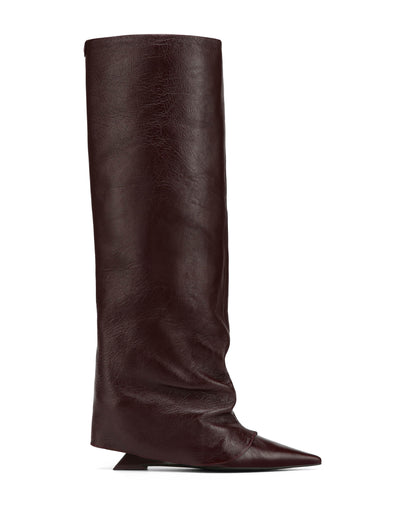 Stated Burgundy Leather