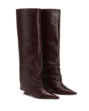 Stated Burgundy Leather