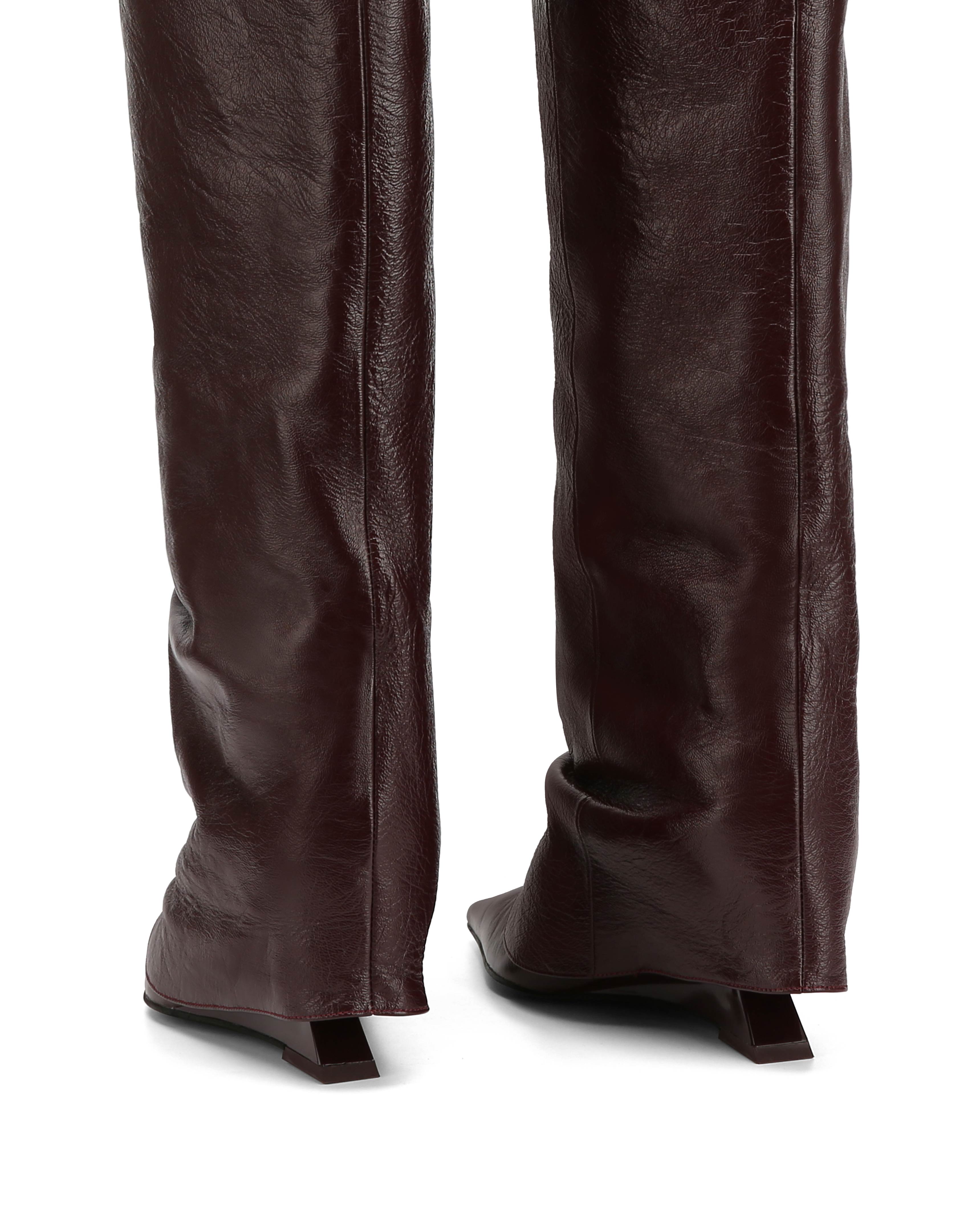 Stated Burgundy Leather