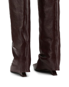 Stated Burgundy Leather