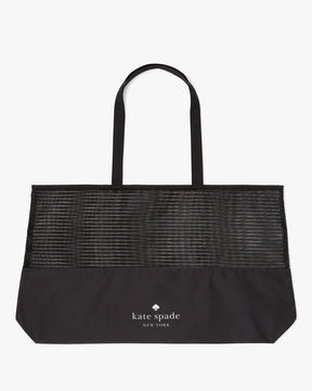 Stripe Mesh Tote
