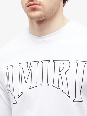 AMIRI SUN LONG SLEEVE TEE WHITE
