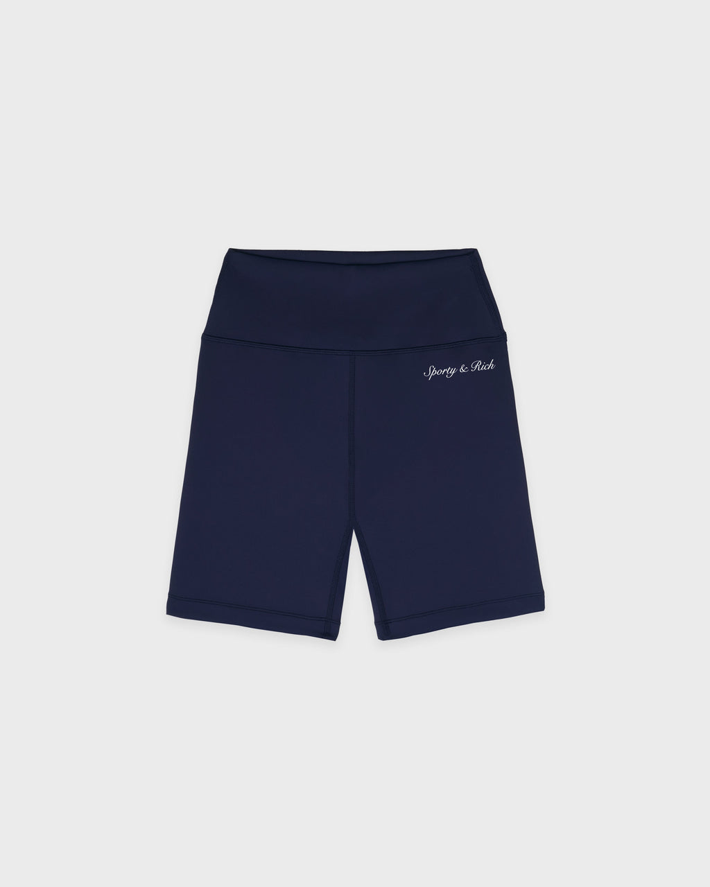 Syracuse Biker Shorts - Navy/White