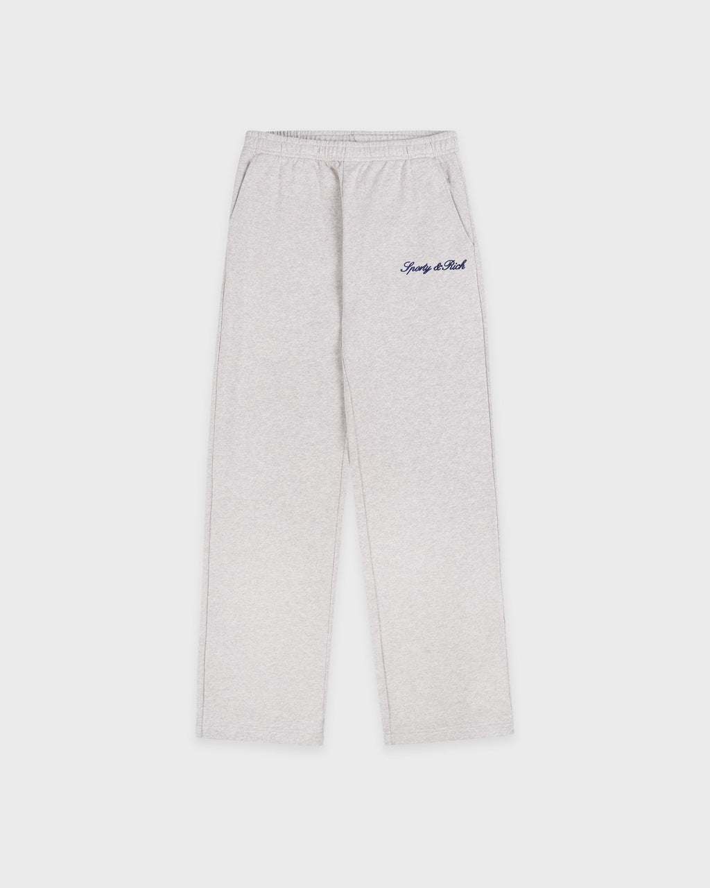 Syracuse Embroidered Wide Sweatpant - Heather Gray/Navy