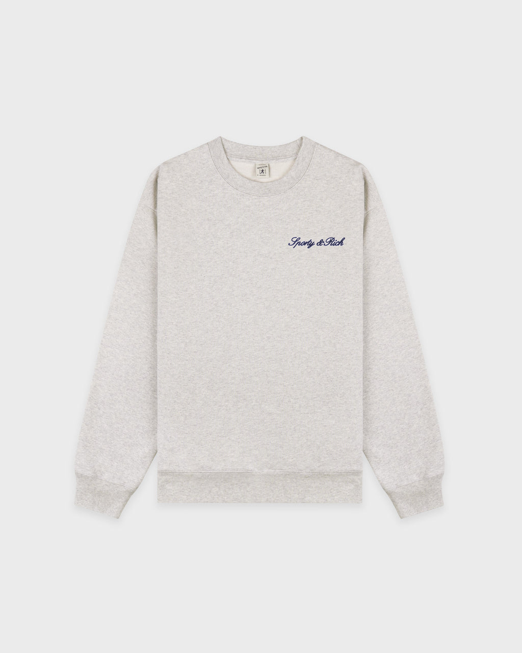 Syracuse Embroidered Crewneck - Heather Gray/Navy