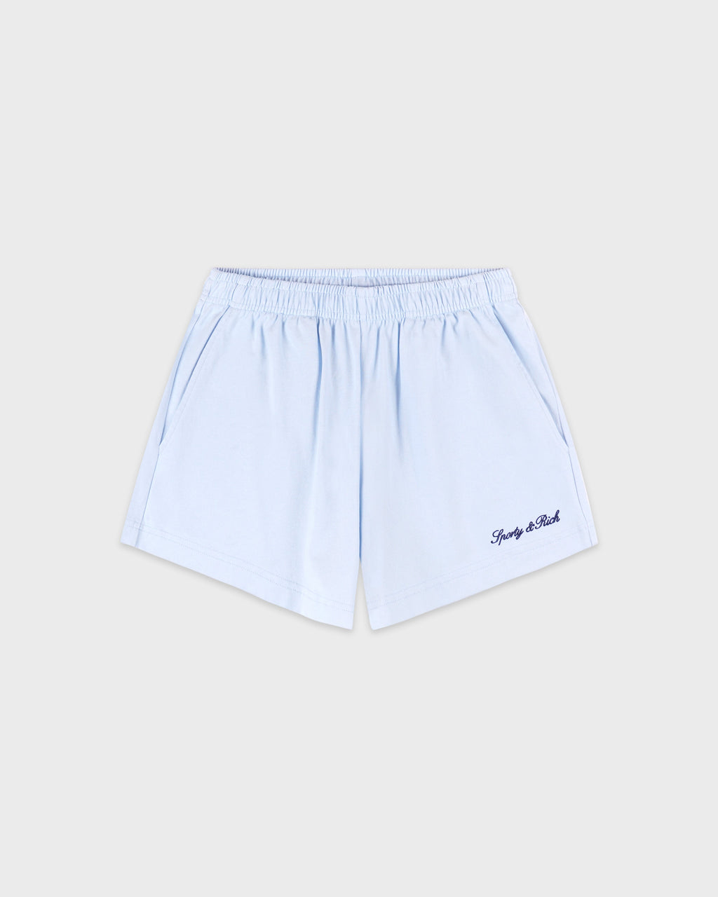 Syracuse Embroidered Disco short - Ciel/Navy