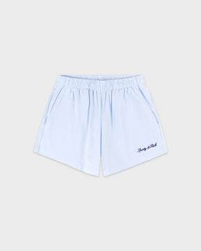 Syracuse Embroidered Disco short - Ciel/Navy