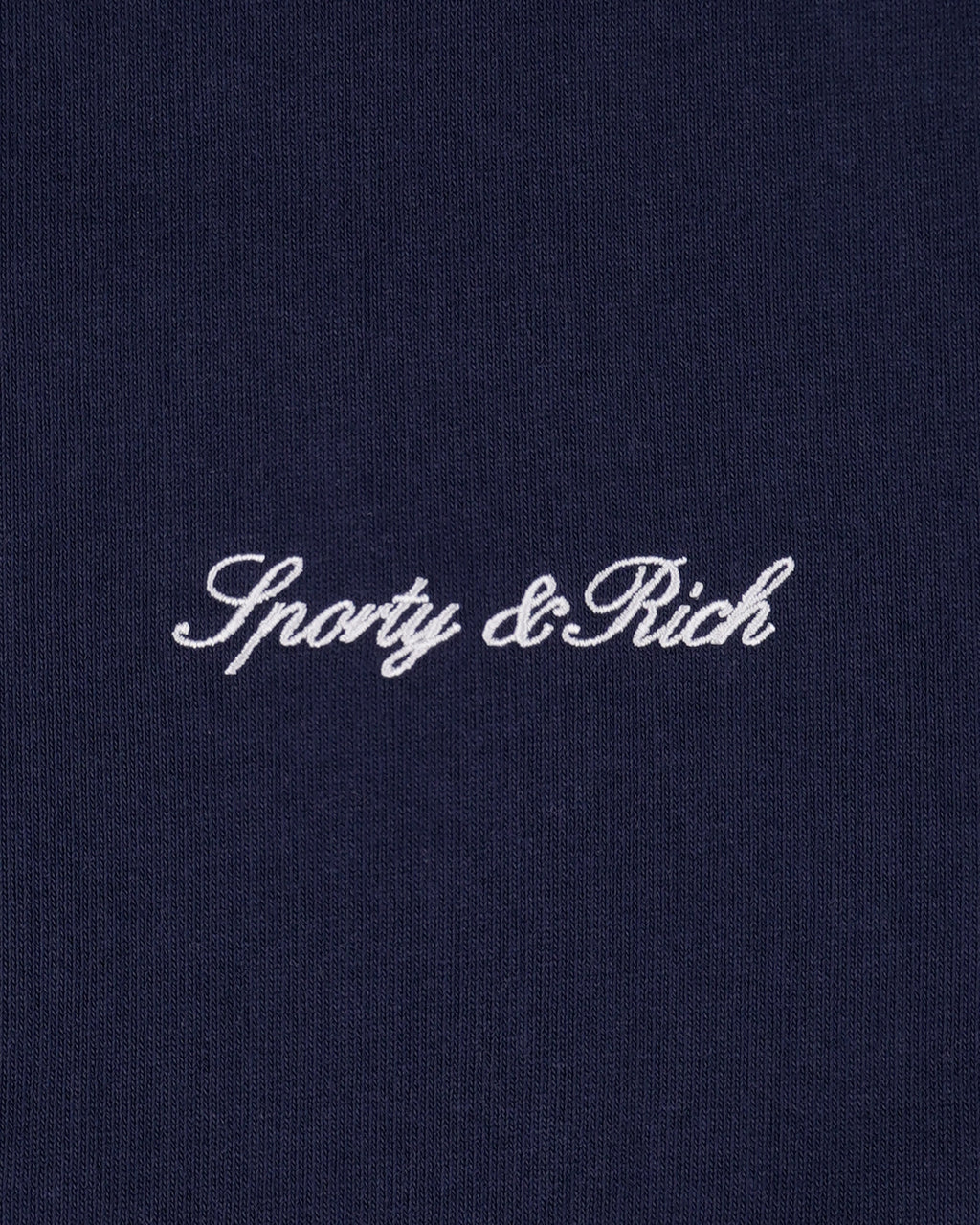 Syracuse Embroidered Disco short - Navy/White