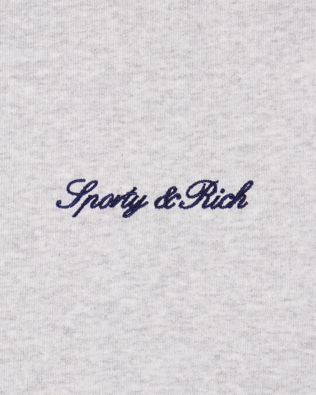 Syracuse Embroidered Disco short - Heather Gray/Navy