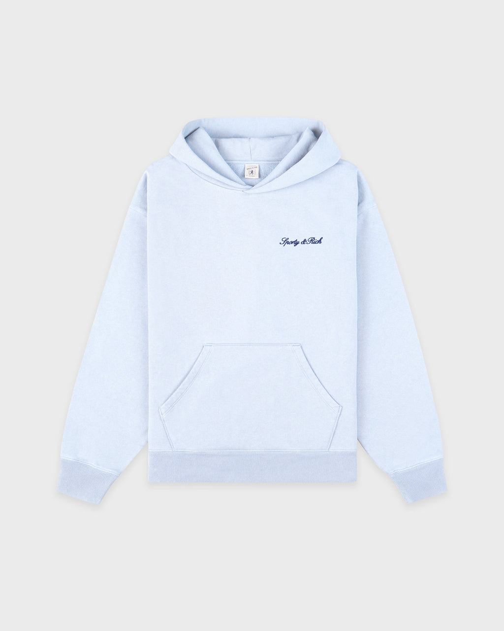 Syracuse Embroidered Hoodie - Ciel/Navy