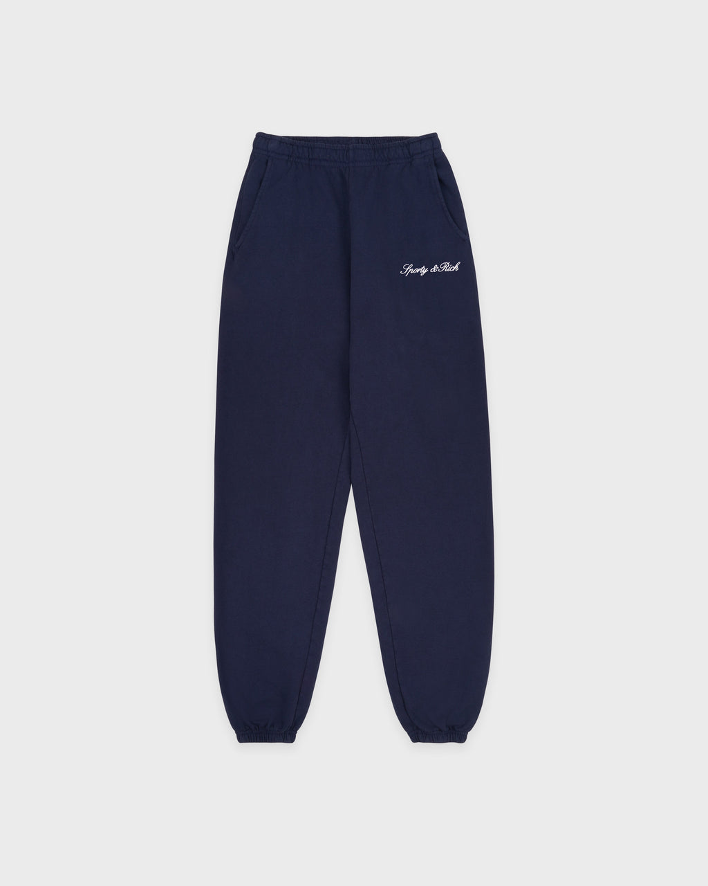 Syracuse Embroidered Sweatpant - Navy/White