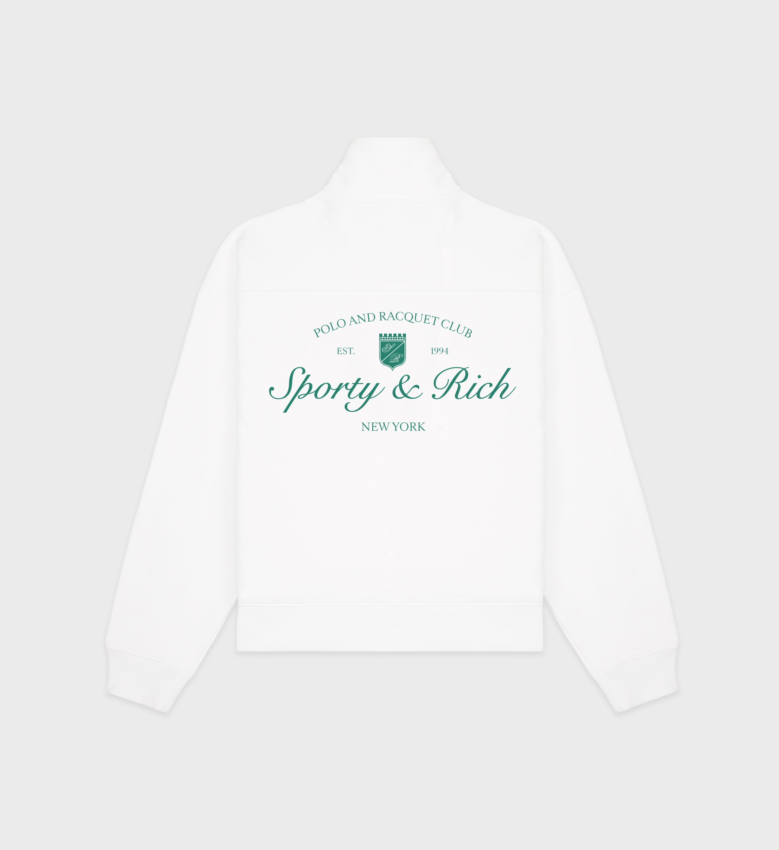 Syracuse Quarter Zip - White/Alpine