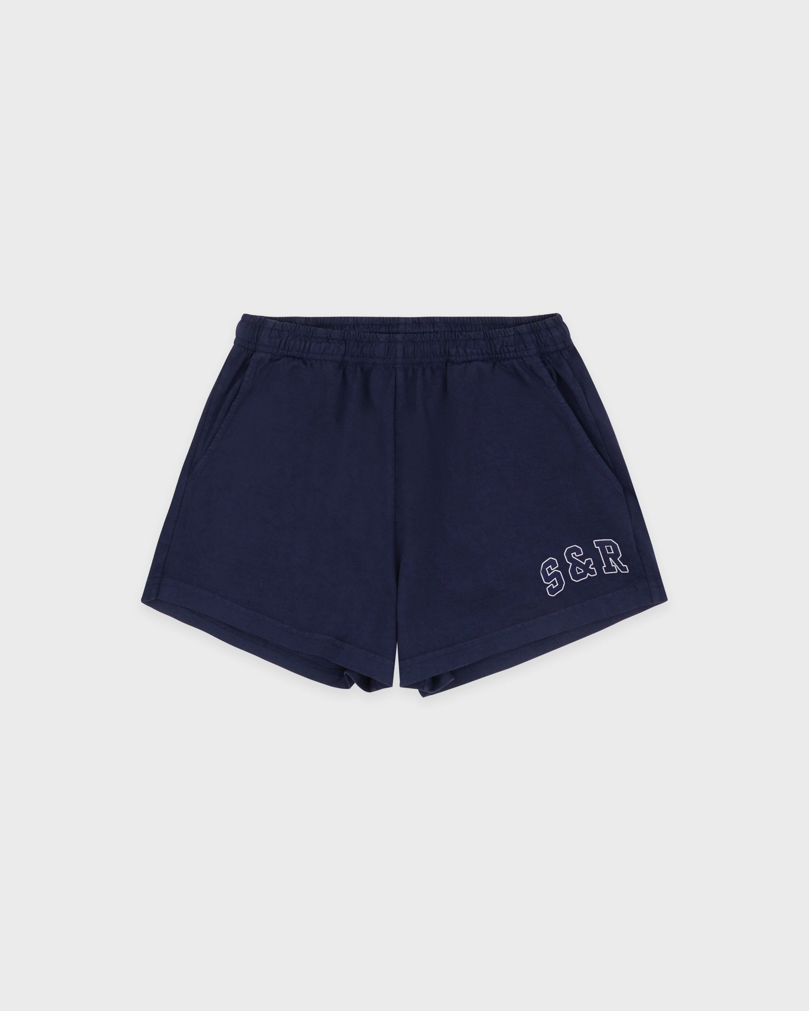 S&R Ivy Disco Short - Navy/White