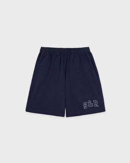 S&R Ivy Gym Short - Navy/White