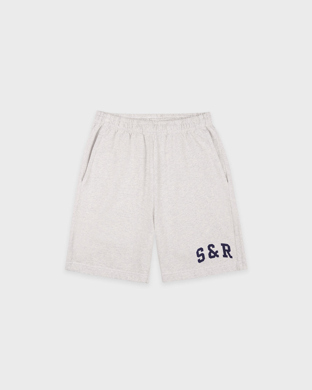 S&R Ivy Gym Short - Heather Gray/Navy