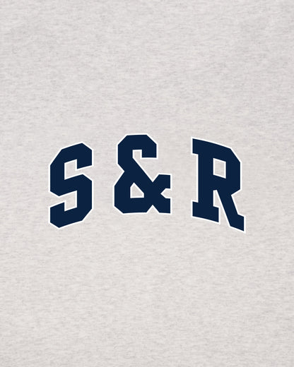 S&R Ivy Gym Short - Heather Gray/Navy