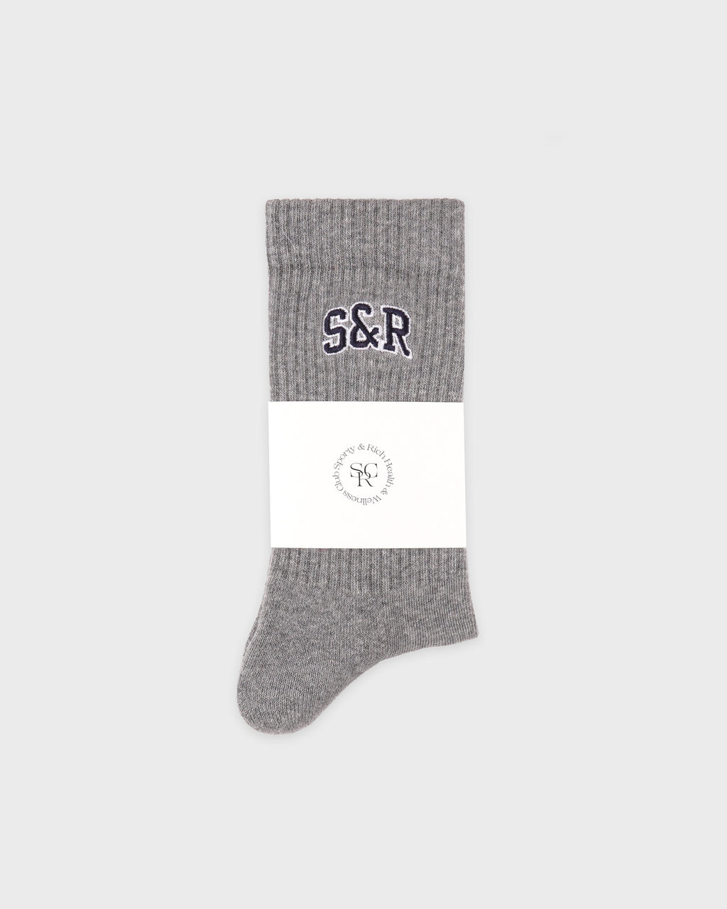 S&R Ivy Socks - Heather Gray/Navy