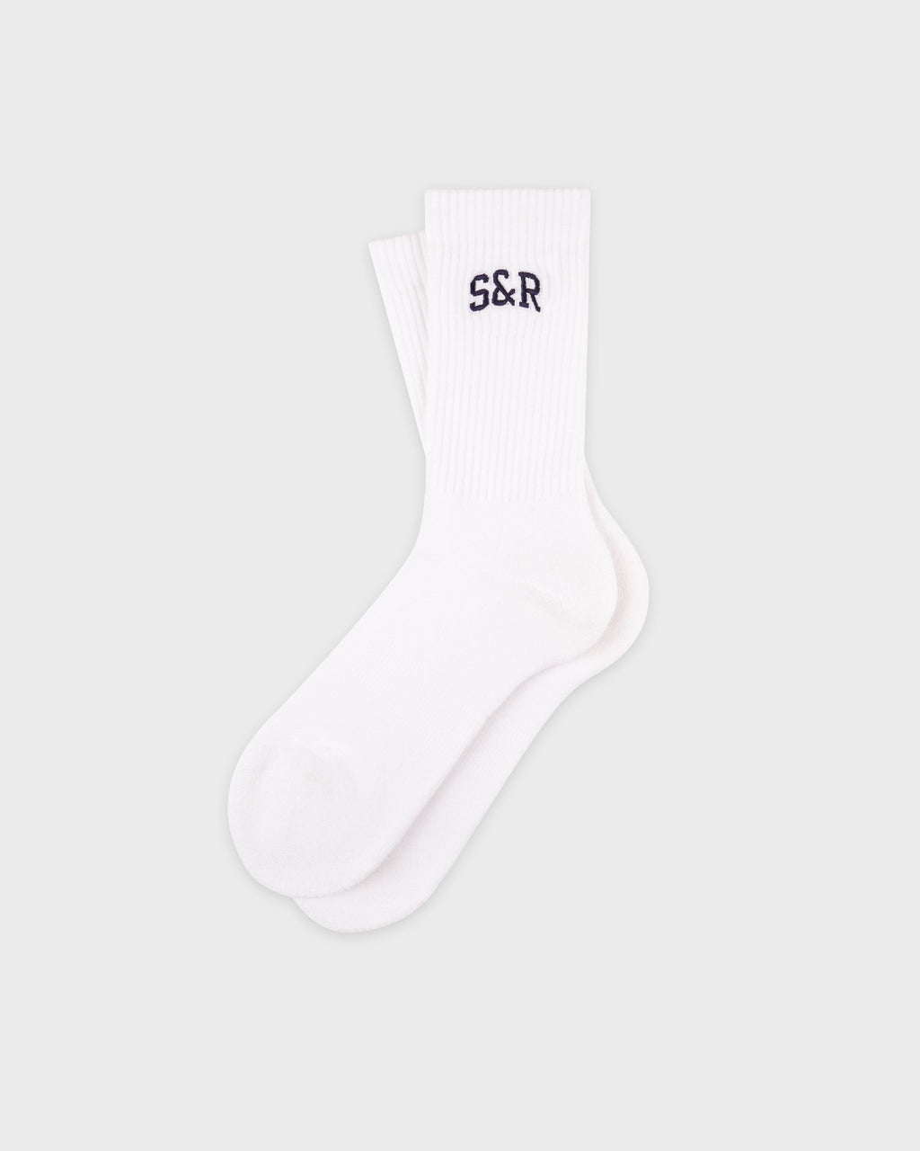 S&R Ivy Socks - White/Navy