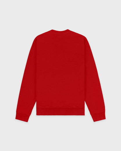 S&R Ivy Crewneck - Ruby/Navy