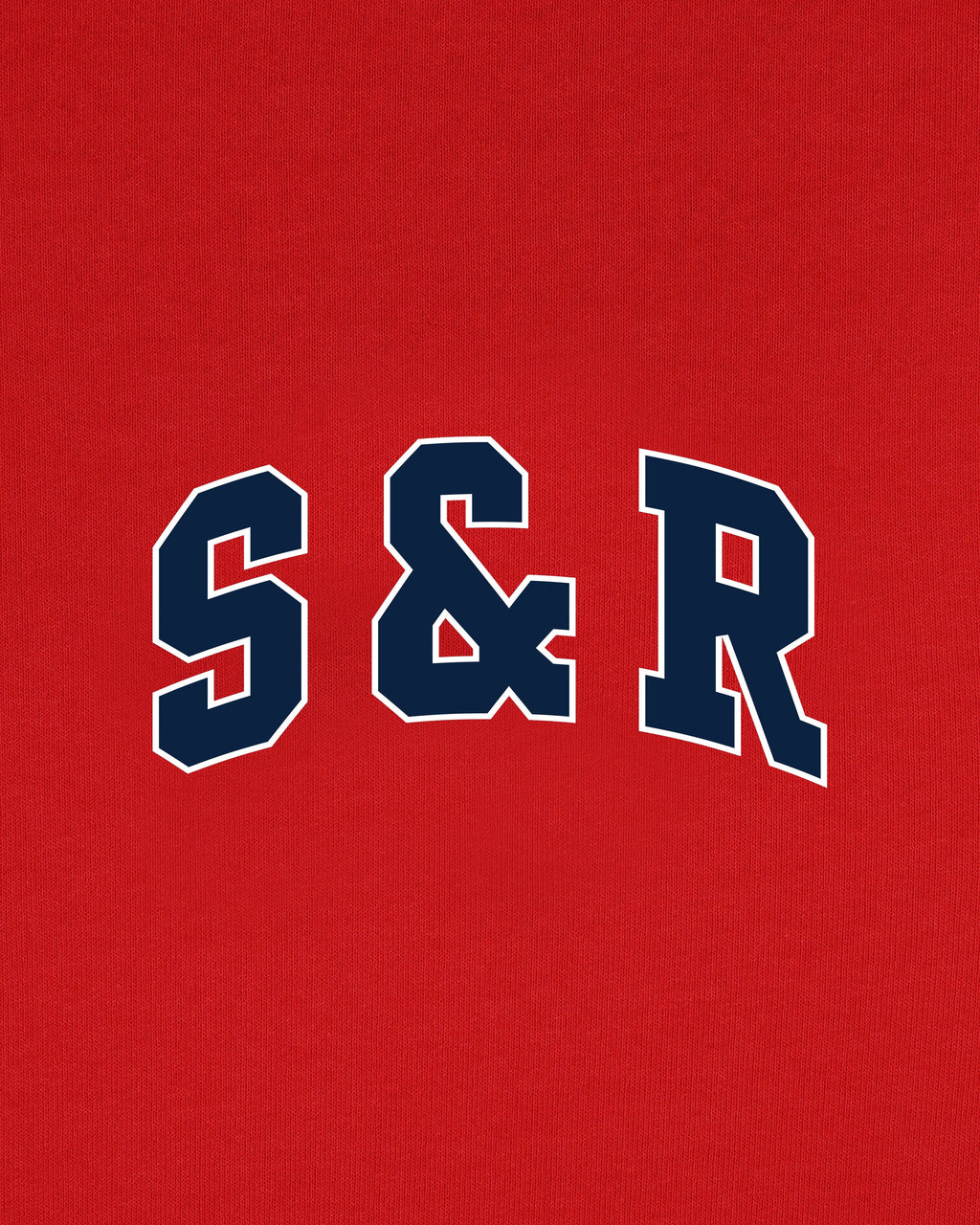 S&R Ivy Crewneck - Ruby/Navy