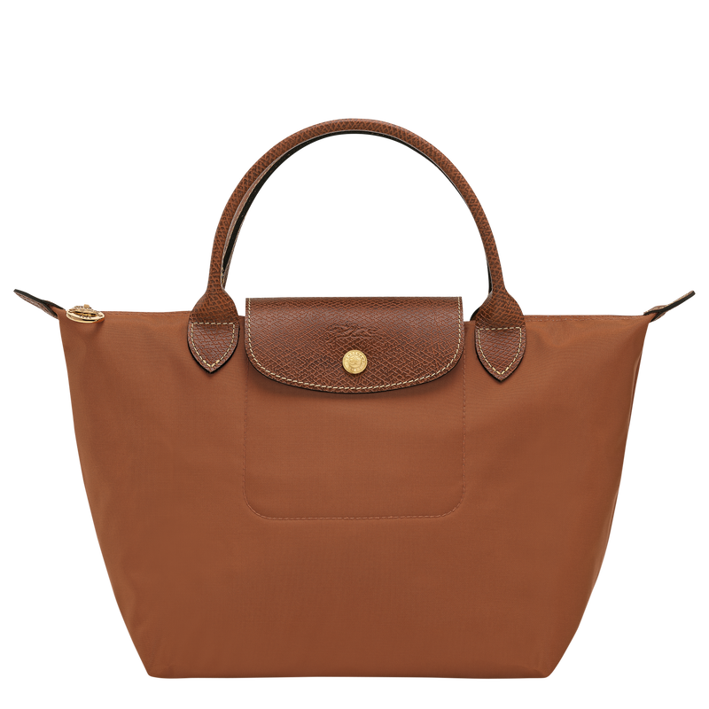 LE PLIAGE ORIGINAL S HANDBAG Cognac - Recycled Canvas