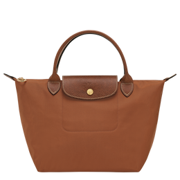LE PLIAGE ORIGINAL S HANDBAG Cognac - Recycled Canvas