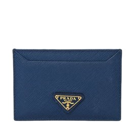 Saffiano Card Case Bleuette
