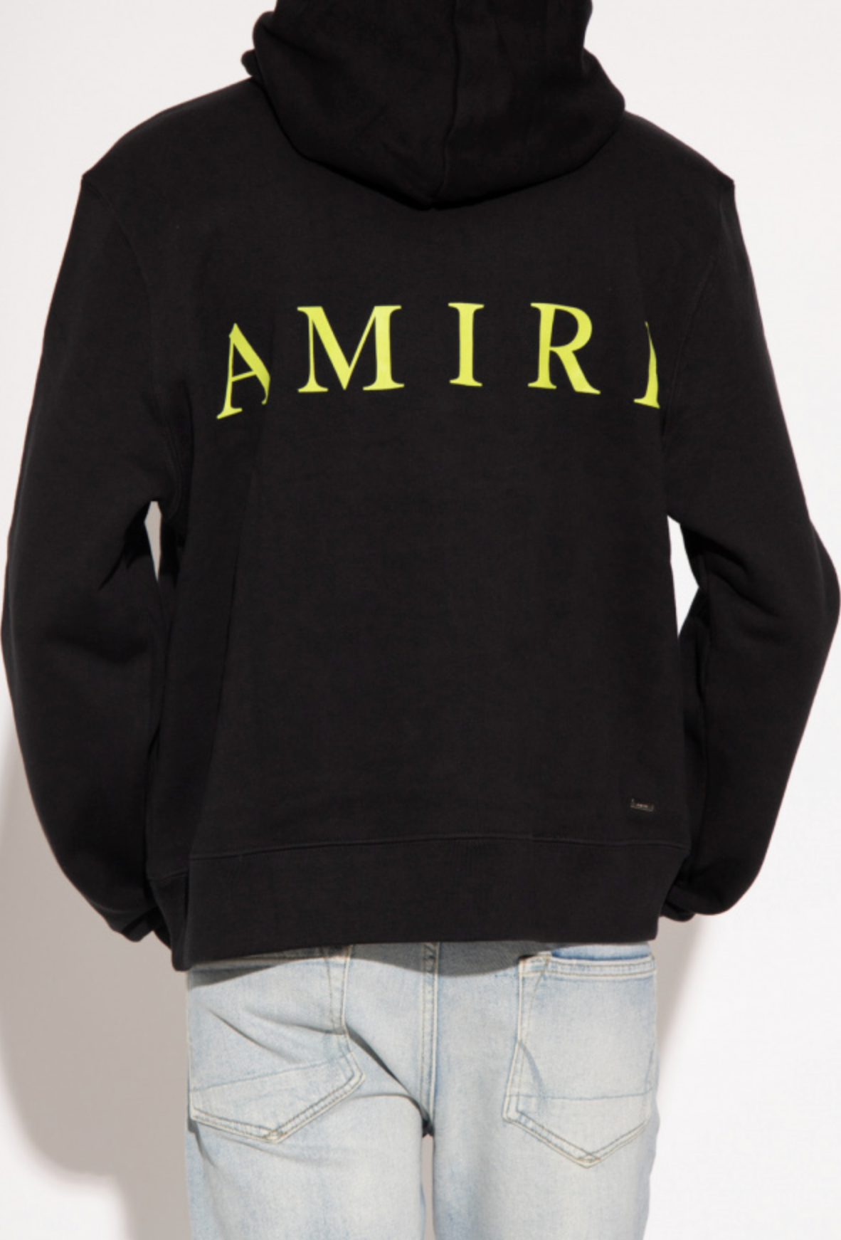 Amiri M.A Logo Hoodie Black/Lime