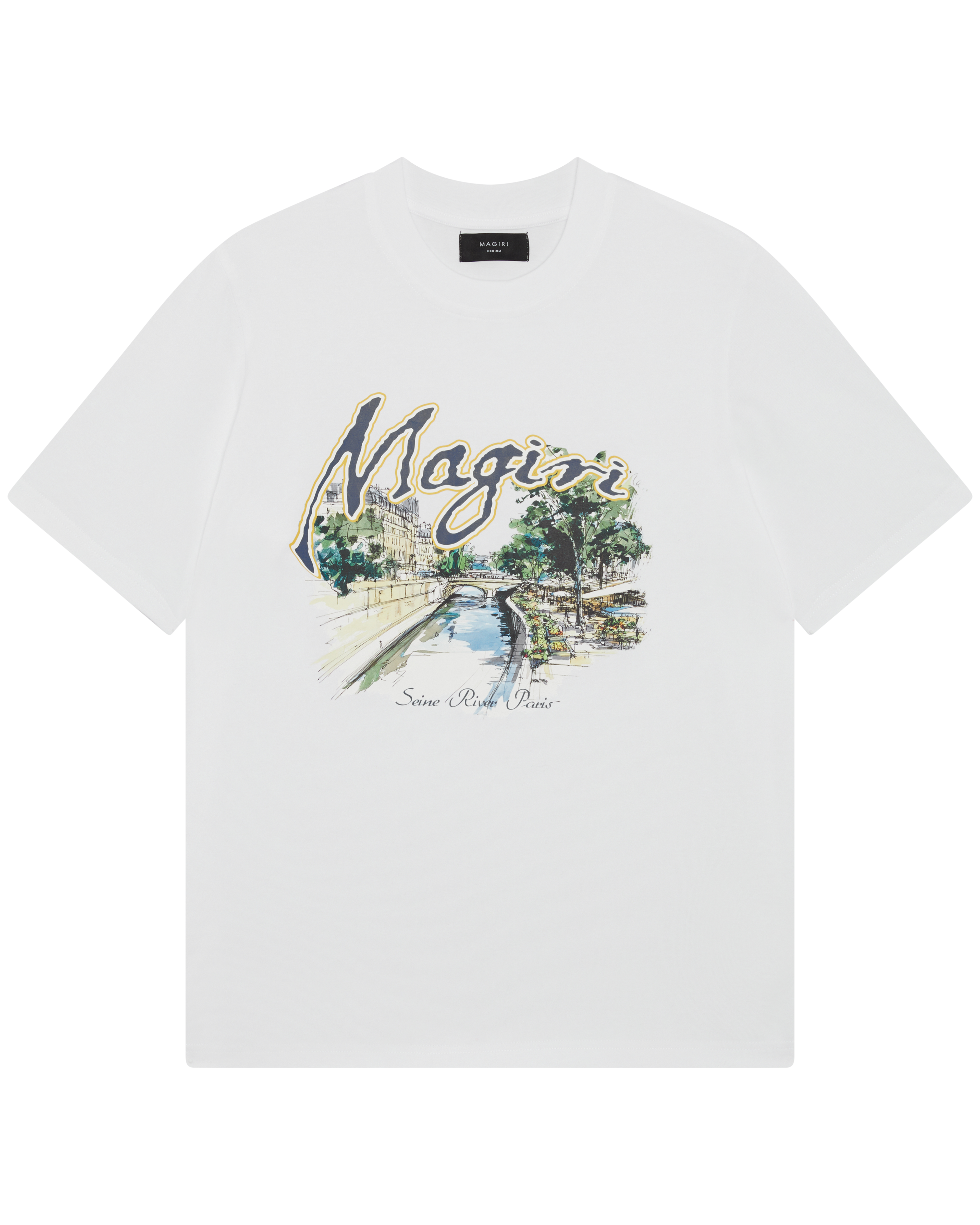 Magiri Seine River Printed T-Shirt in White