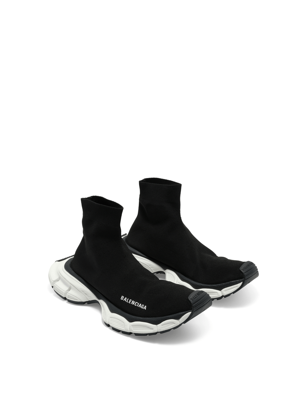 BALENCIAGA 3XL Sock Sneaker in Black/White
