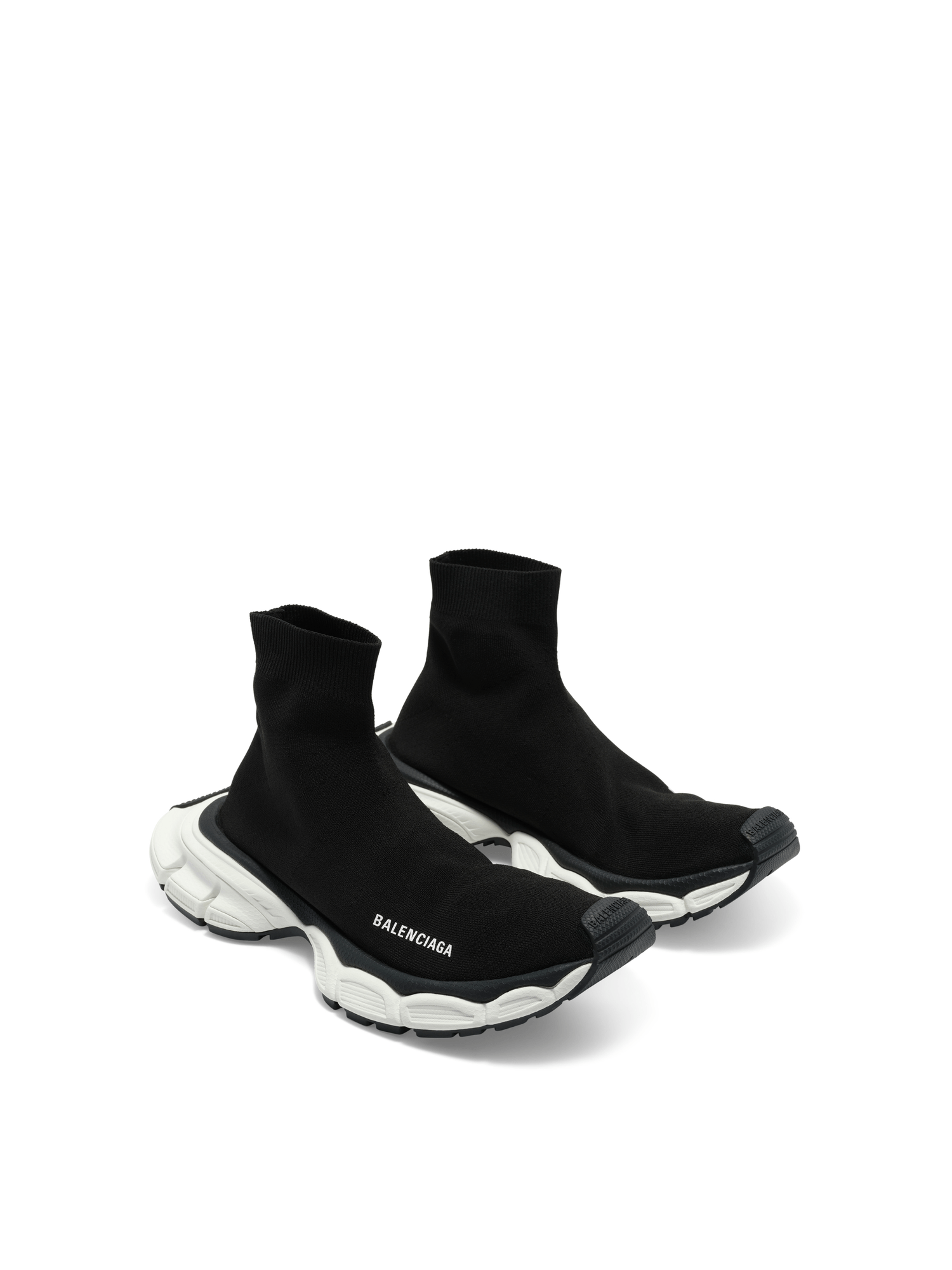 BALENCIAGA 3XL Sock Sneaker in Black/White